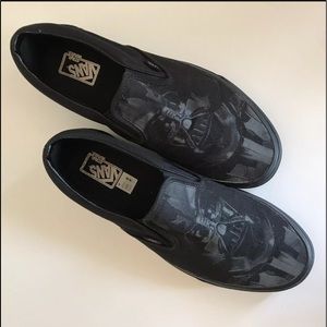 🎈SOLD🎈VANS Star Wars Darth Vader Black Slip On
